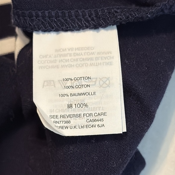 J. Crew Navy T-Shirt Dress in Nautical Stripe Size S - Picture 9 of 11